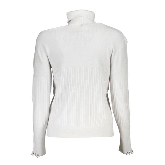 Patrizia Pepe Schicker Rollkragenpullover mit kontrastierenden Details