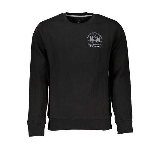 La Martina Elegantes Fleece-Sweatshirt mit Rundhalsausschnitt