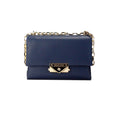 Bild in Galerie-Betrachter laden, Michael Kors Cece Small Navy Vegan Leder Convertible Flap Crossbody Tasche
