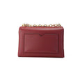 Load image into Gallery viewer, Michael Kors Cece Small Dark Cherry Vegan Leather Convertible Flap Crossbody Bag
