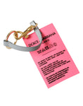 Load image into Gallery viewer, Dolce & Gabbana Chic Trifold Gold & Pink Key Holder Case
