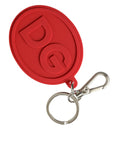 Load image into Gallery viewer, Dolce & Gabbana Elegant Red Trifold Keychain Case
