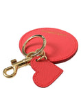 Load image into Gallery viewer, Dolce & Gabbana Elegant keyring in red leather with gold accents
