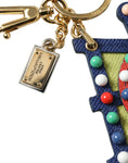 Load image into Gallery viewer, Dolce & Gabbana Multicolor Cellulose Designer Keychain
