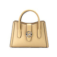 Load image into Gallery viewer, Michael Kors Gabby Small Camel Faux Leather Zip Crossbody Bag
