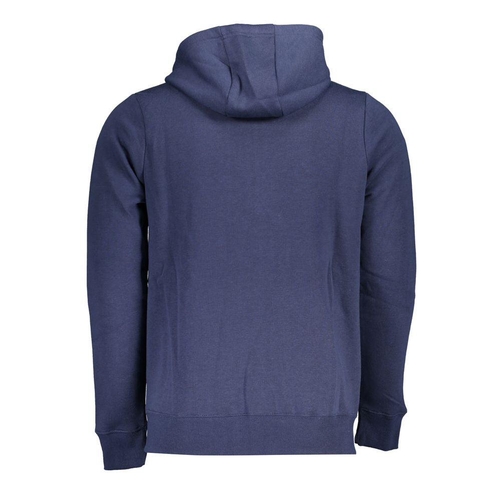 Norway 1963 Elevated Casual Sweatshirt mit Kapuze in Blau