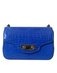 Load image into Gallery viewer, Balenciaga Mini Alligator Shoulder Bag - Elegant Blue
