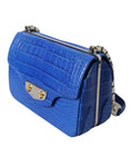 Load image into Gallery viewer, Balenciaga Mini Alligator Shoulder Bag - Elegant Blue
