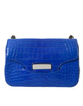 Load image into Gallery viewer, Balenciaga Mini Alligator Shoulder Bag - Elegant Blue
