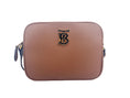 Load image into Gallery viewer, Burberry Small Leather Tan Camera Crossbody TB Logo Bag
