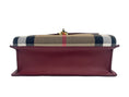 Load image into Gallery viewer, Burberry Macken Small Crimson House Check Leather Crossbody Bag
