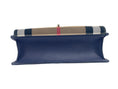 Load image into Gallery viewer, Burberry Macken Small Regency Blue House Check Leather Crossbody Bag
