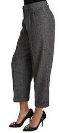 Load image into Gallery viewer, Dolce & Gabbana Elegant grey wool blend trousers
