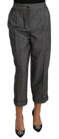 Load image into Gallery viewer, Dolce & Gabbana Elegant grey wool blend trousers
