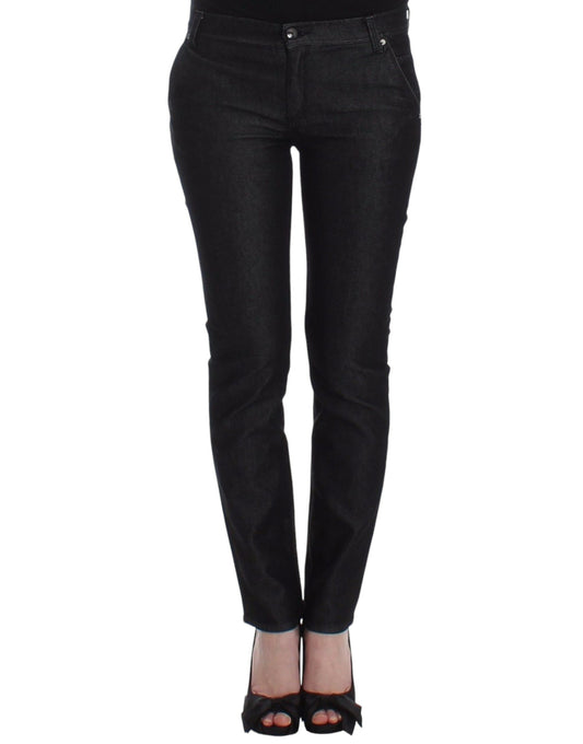 Ermanno Scervino Schicke schwarze Skinny-Jeans - Elegant und schmal geschnitten