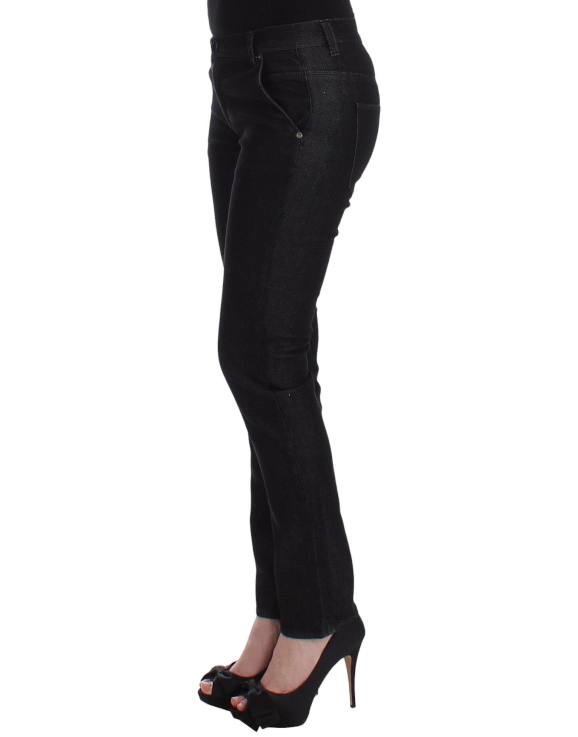 Ermanno Scervino Schicke schwarze Skinny-Jeans - Elegant und schmal geschnitten