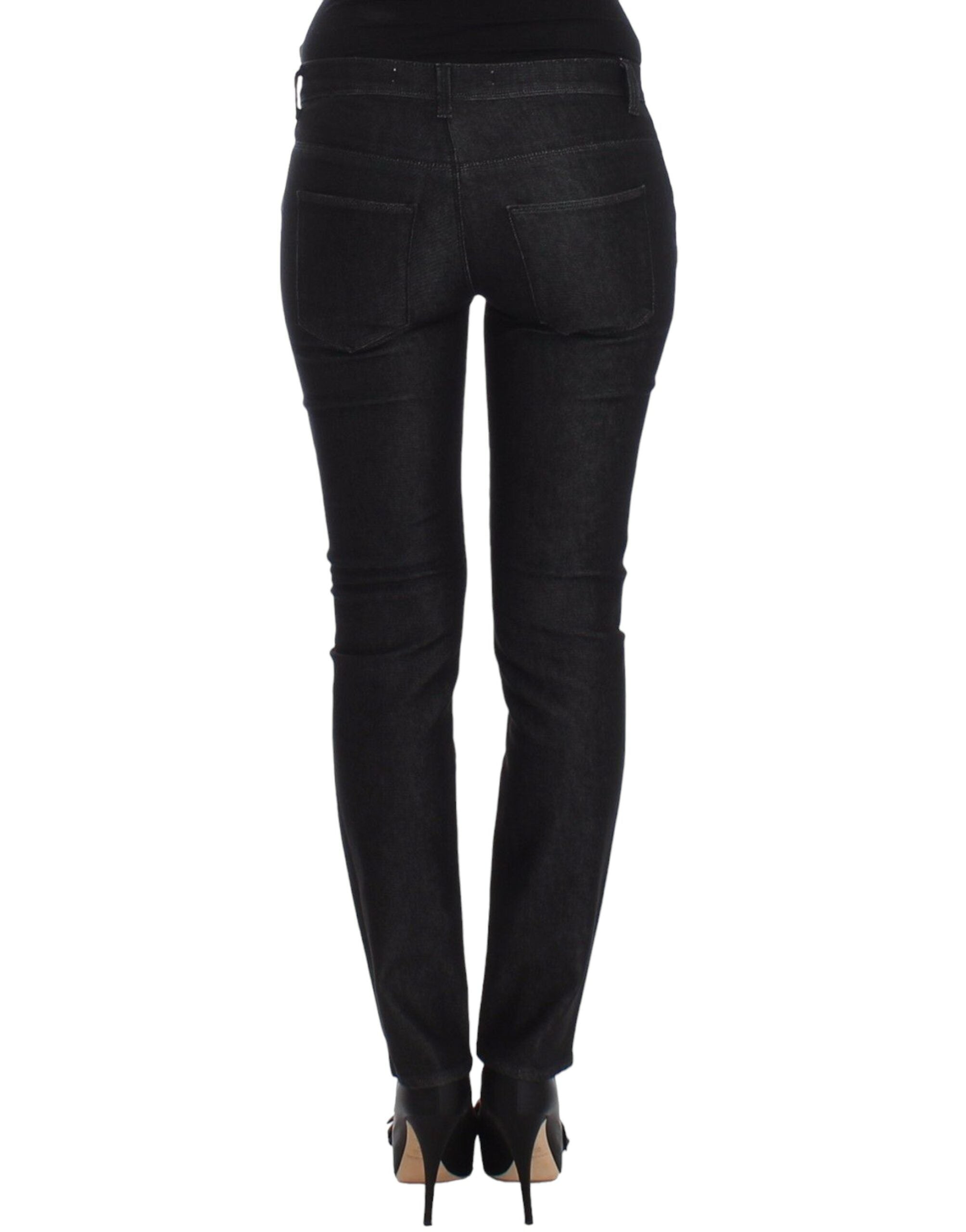 Ermanno Scervino Schicke schwarze Skinny-Jeans - Elegant und schmal geschnitten