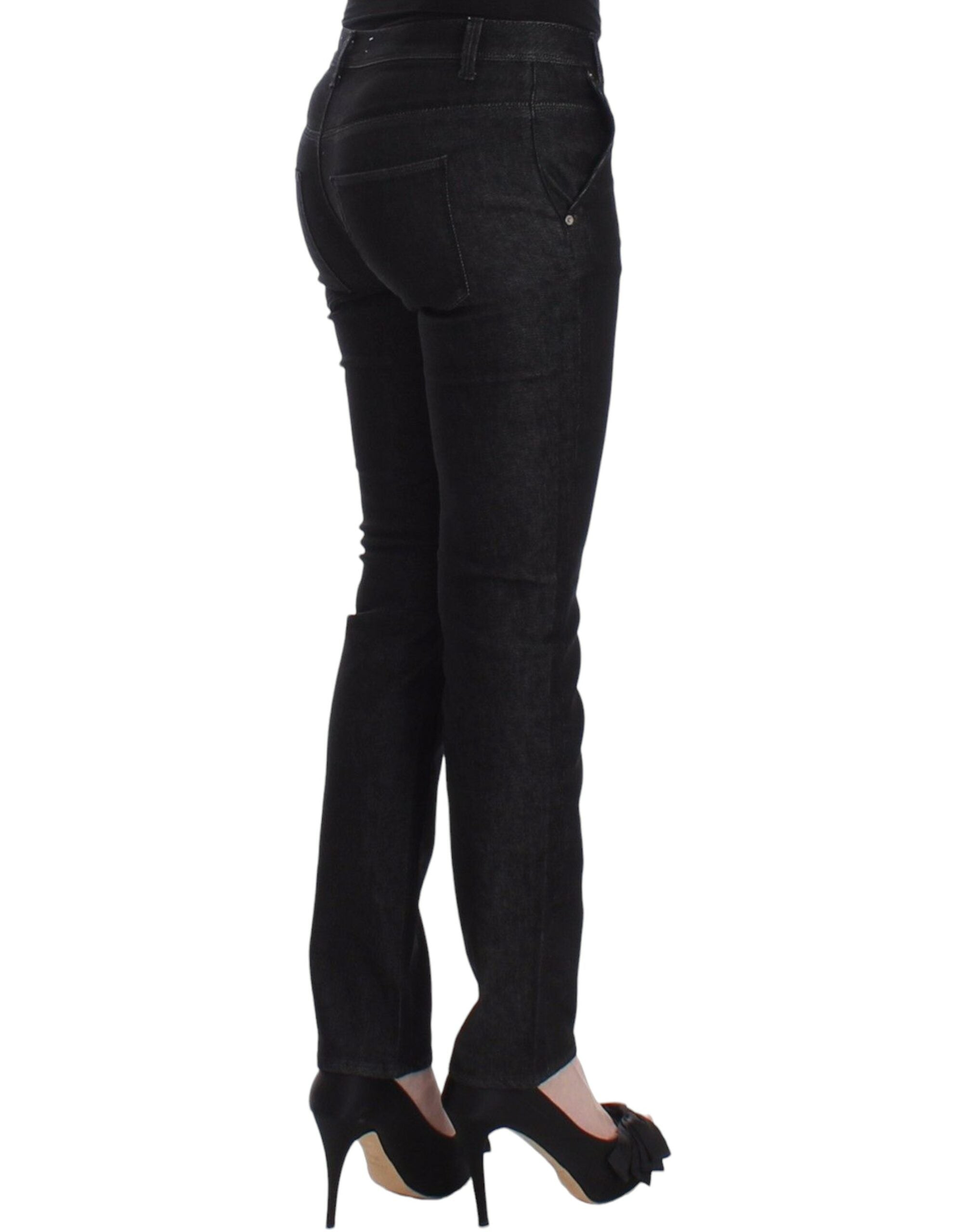 Ermanno Scervino Schicke schwarze Skinny-Jeans - Elegant und schmal geschnitten