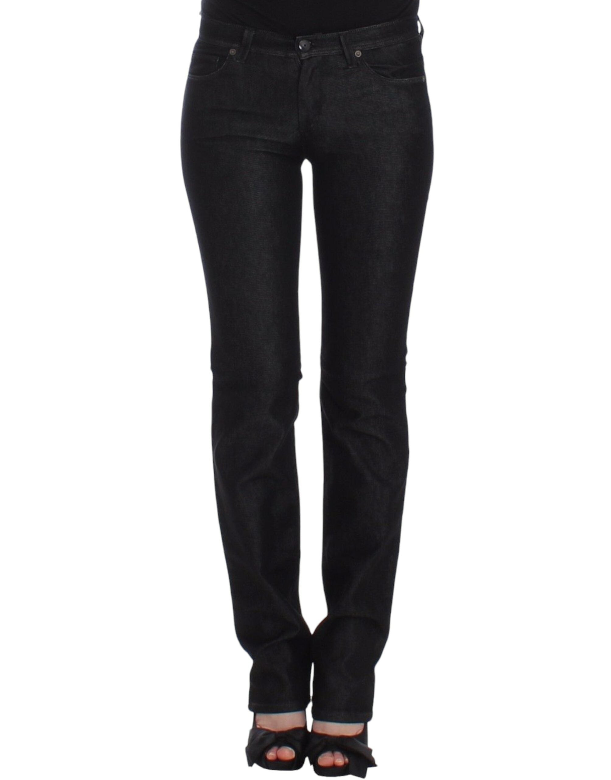 Ermanno Scervino Schicke schwarze Slim Skinny Jeans