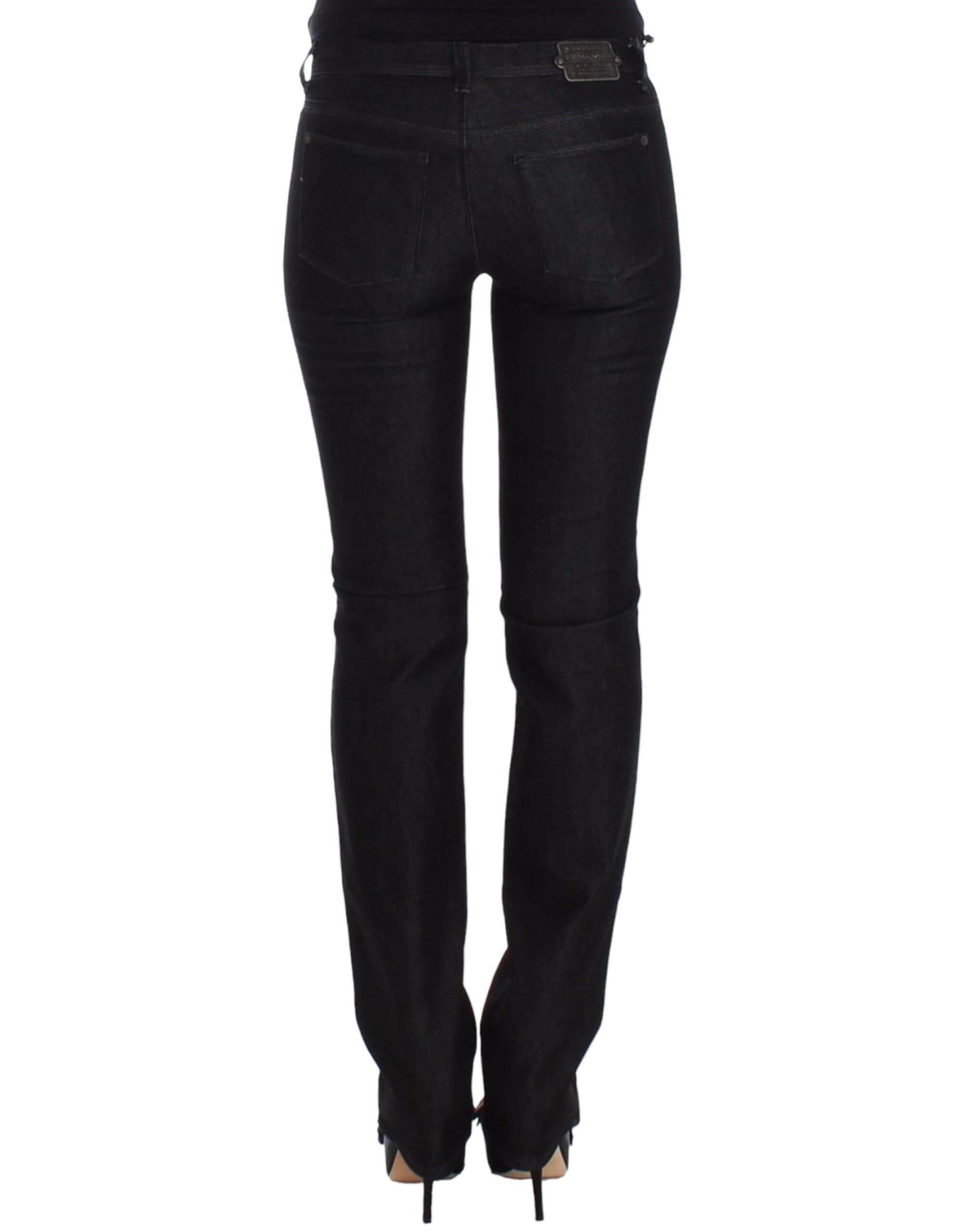 Ermanno Scervino Schicke schwarze Slim Skinny Jeans