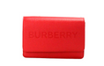 Load image into Gallery viewer, Burberry Hampshire small red crossbody bag in smooth leather with embossed logo
