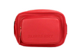 Load image into Gallery viewer, Burberry Small Branded Bright Red Grained Leather Camera Crossbody Bag
