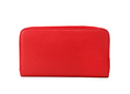 Load image into Gallery viewer, Burberry Elmore Red Embossed Logo Leather Continental Clutch Wallet
