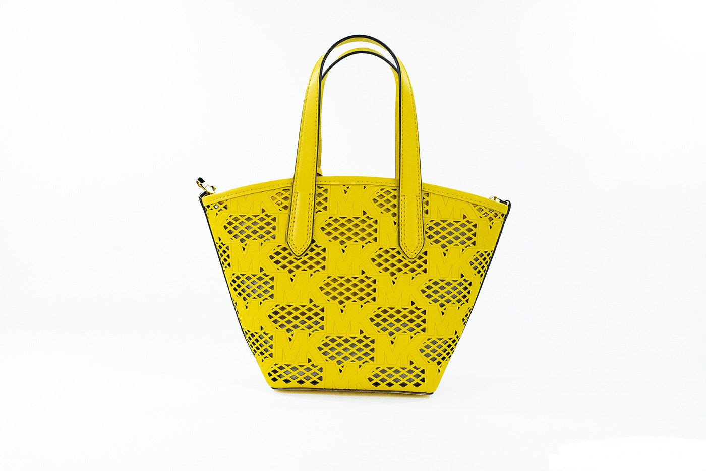 Michael Kors Kimber Small Daffodil Leder 2-in-1 Zip Tote Messenger Bag Geldbörse