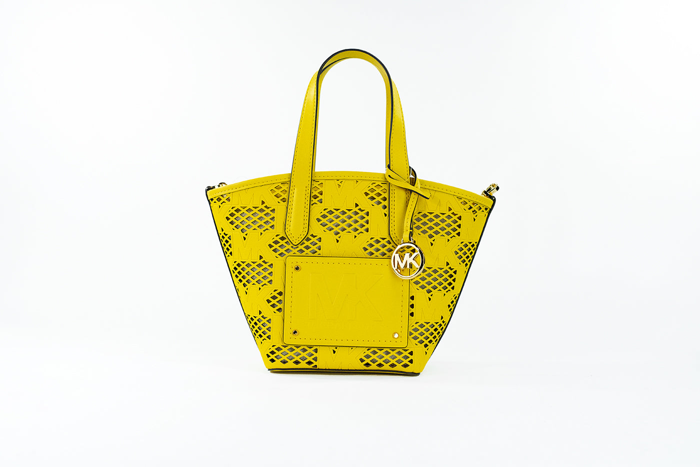 Michael Kors Kimber Small Daffodil Leder 2-in-1 Zip Tote Messenger Bag Geldbörse