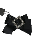 Load image into Gallery viewer, Dolce & Gabbana Black Swarovski Crystal Embellished Hair Clip
