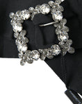 Load image into Gallery viewer, Dolce & Gabbana Black Swarovski Crystal Embellished Hair Clip
