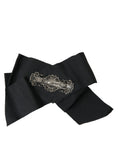 Load image into Gallery viewer, Dolce & Gabbana Black Swarovski Crystal Embellished Hair Clip
