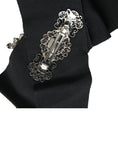 Load image into Gallery viewer, Dolce & Gabbana Black Swarovski Crystal Embellished Hair Clip
