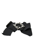 Load image into Gallery viewer, Dolce & Gabbana Black Swarovski Crystal Embellished Hair Clip
