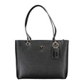 Load image into Gallery viewer, Guess Jeans Schwarze Polyethylen-Handtasche
