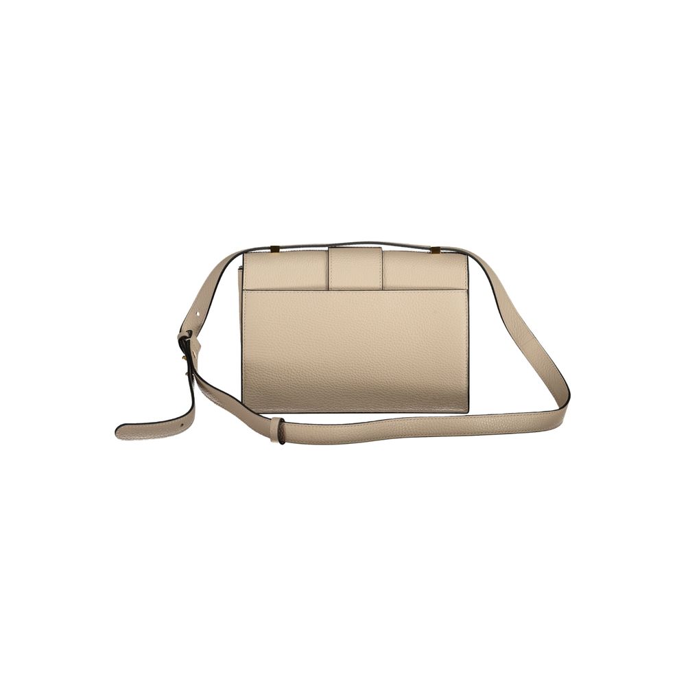 Coccinelle Beige Lederhandtasche