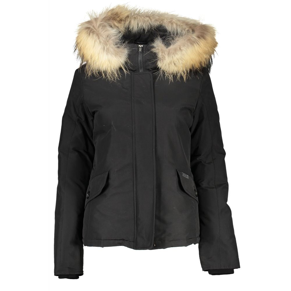 Woolrich Schwarze Baumwolle Jacken & Mantel