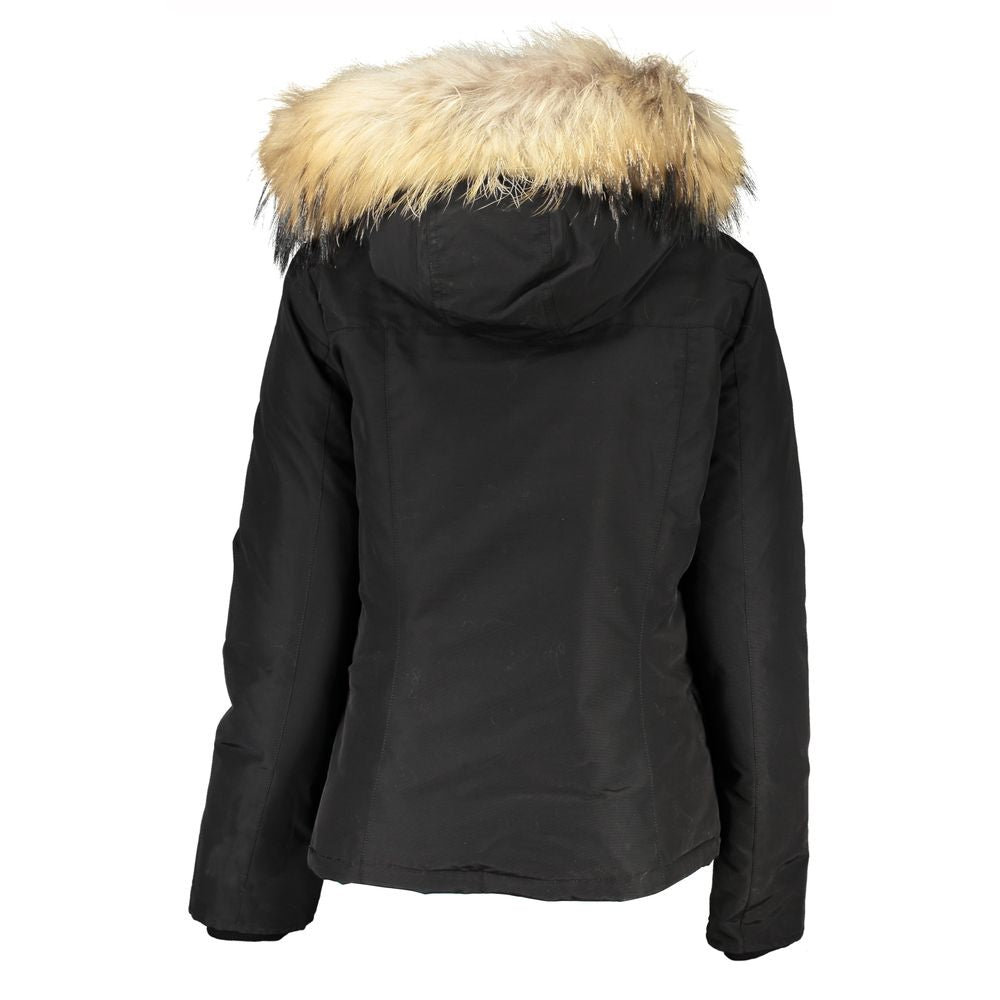 Woolrich Schwarze Baumwolle Jacken & Mantel