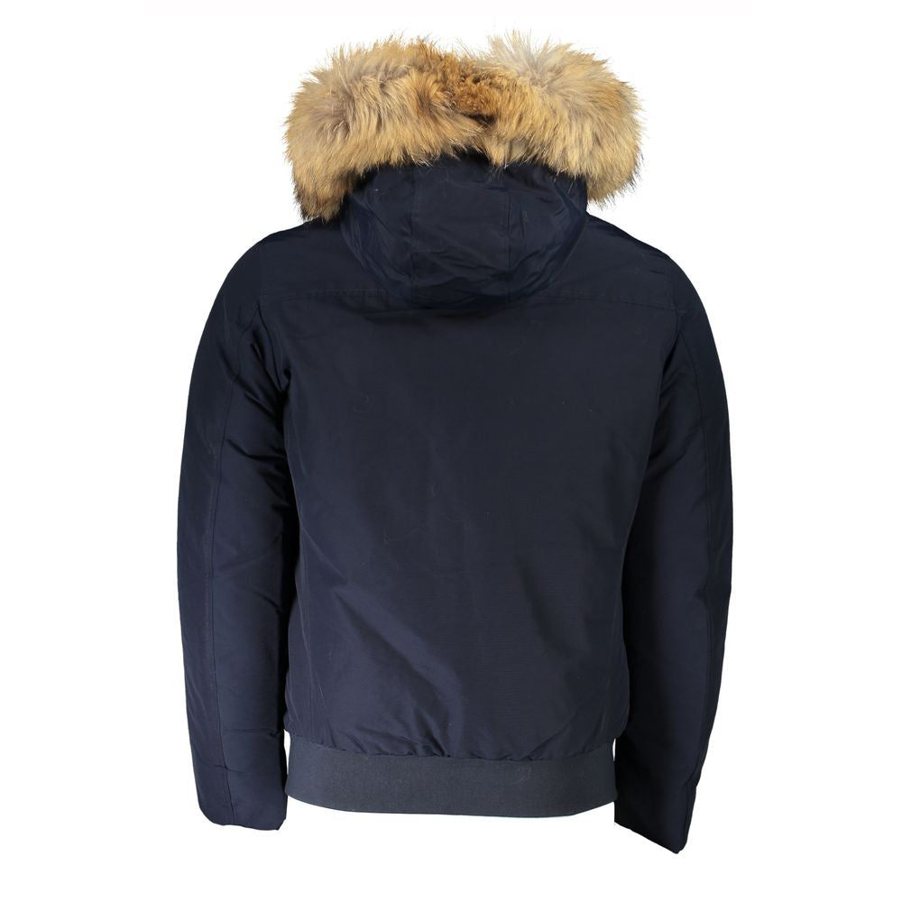 Woolrich Blaue Baumwolljacke