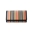 Load image into Gallery viewer, Burberry Hannah Icon Stripe Archive Schwarz E-Canvas Leder Geldbörse Crossbody Tasche
