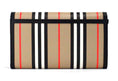 Load image into Gallery viewer, Burberry Hannah Icon Stripe Archive Schwarz E-Canvas Leder Geldbörse Crossbody Tasche
