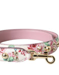 Load image into Gallery viewer, Dolce & Gabbana Pink Floral Handtasche Accessoire Schulterriemen
