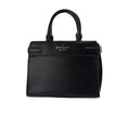 Load image into Gallery viewer, Kate Spade Staci Medium Schwarz Saffiano Leder Crossbody Satchel Tasche Handtasche
