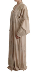 Load image into Gallery viewer, Dolce & Gabbana Elegant Beige Cape Kaftan Dress
