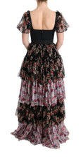 Load image into Gallery viewer, Dolce & Gabbana Elegant floral shift dress in multicolored silk blend
