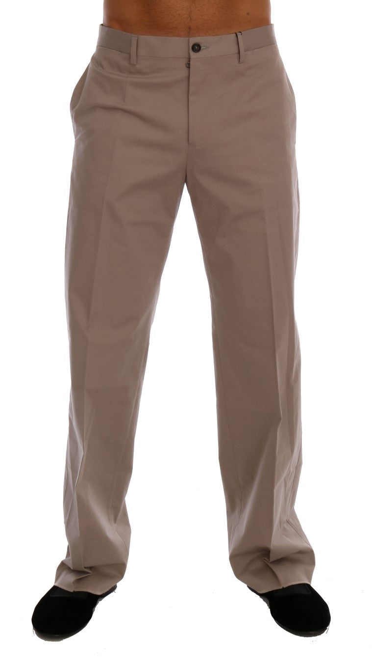 Dolce &amp; Gabbana Chic bej chinos günlük pantolon