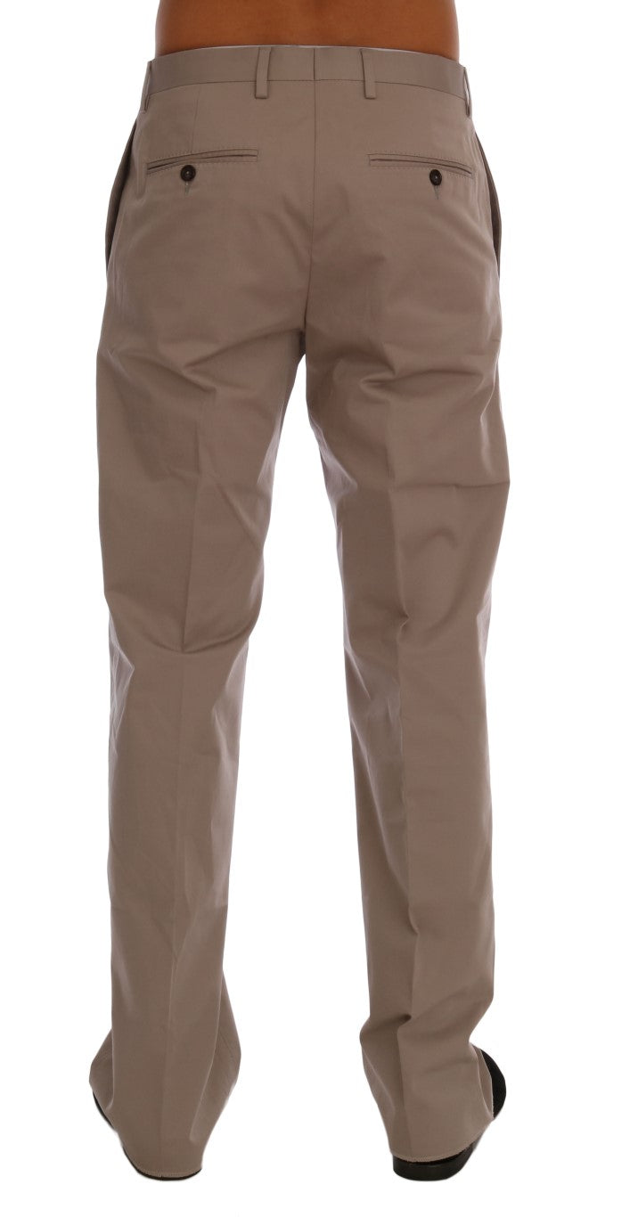 Dolce &amp; Gabbana Chic bej chinos günlük pantolon