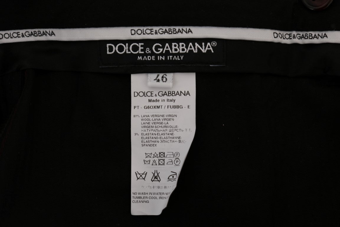 Dolce &amp; Gabbana Mor şık dar kesim resmi pantolon