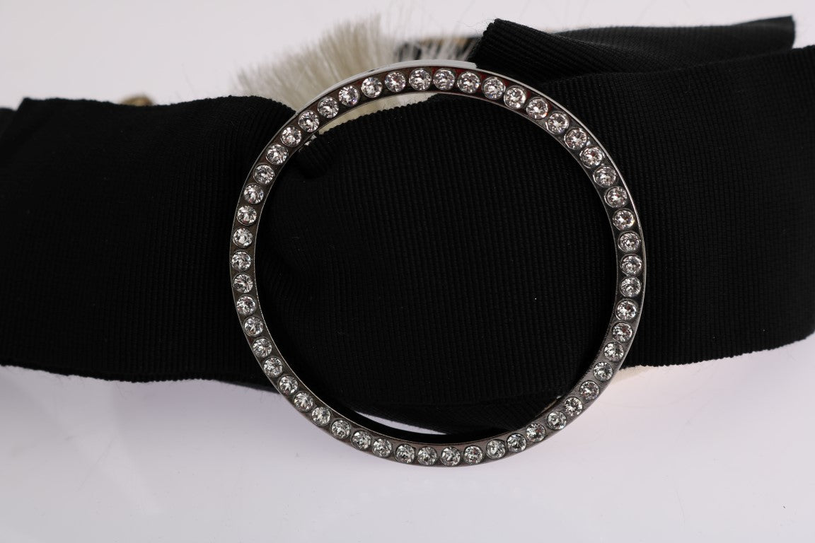 Dolce & Gabbana Elegantes Kristall Diadem Stirnband