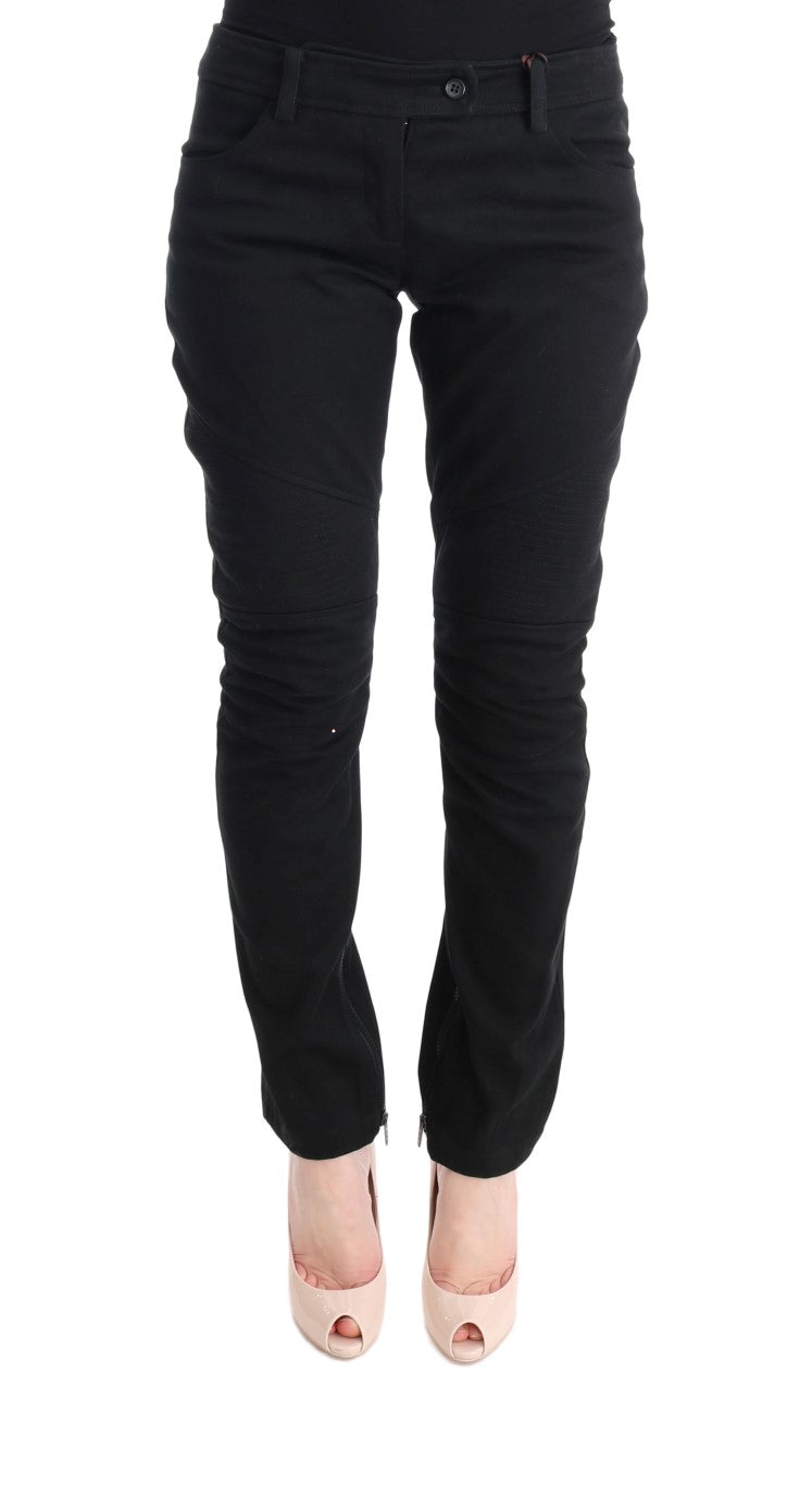 Ermanno Scervino Schicke schwarze Slim Fit-Hose